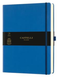 Opakowanie Notatnik 19x25cm kratka Castelli Aquarela Blue Sea