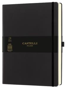 Opakowanie Notatnik 19x25cm kratka Castelli Aquarela Sepia