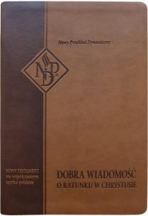 Okładka książki Nowy Testament NPD, brązowa, bez paginatorów