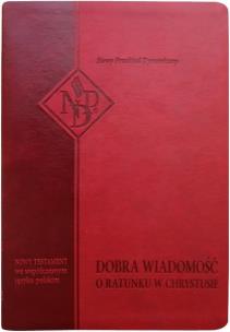 Okładka książki Nowy Testament NPD, czerwona, bez paginatorów