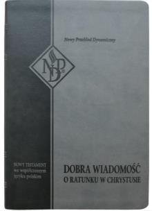 Okładka książki Nowy Testament NPD, szara, bez paginatorów