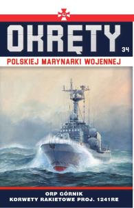 Okładka książki Okręty Polskiej Marynarki Wojennej t.34