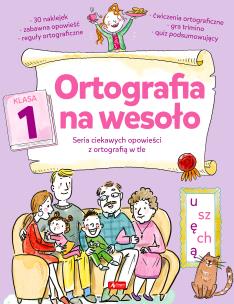 Okładka książki Ortografia na wesoło. Klasa 1