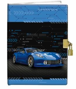 Opakowanie Pamiętnik z kłódką 13x18cm Sportowe Auto
