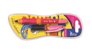 Opakowanie Pióro kulkowe Tetis różowe