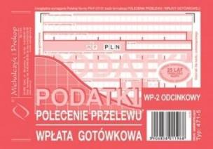 Opakowanie Podatki polecenie przelewu - wpłata... 471-5