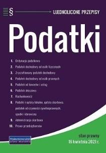Okładka książki Podatki - ujednolicone przepisy