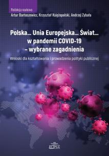 Okładka książki Polska.. UE.. Świat.. w pandemii COVID-19