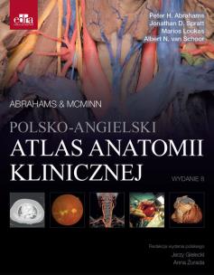 Okładka książki Polsko-angielski atlas anatomii klinicznej. Mcminn & Abrahams