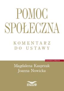 Okładka książki Pomoc społeczna Komentarz do ustawy