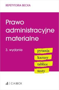 Okładka książki Prawo administracyjne materialne. Pytania. Kazusy. Tablice. Testy