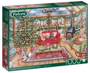 Opakowanie Puzzle 1000 Falcon Świąteczna oranżeria G3