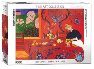 Opakowanie Puzzle 1000 Harmonia w kolorze czerwonym, Matisse