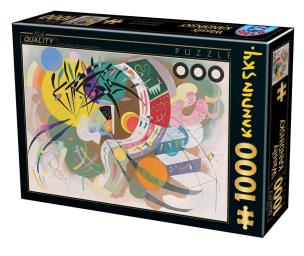 Opakowanie Puzzle 1000 Kandinsky, Dominacja kreski