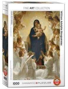 Opakowanie Puzzle 1000 Matka Boska i anioły