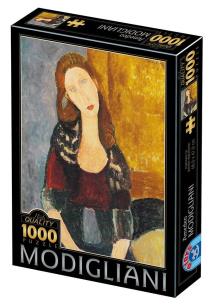 Opakowanie Puzzle 1000 Modogliani, Portret Jeanne Hebuterne
