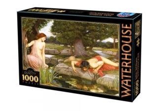 Opakowanie Puzzle 1000 Waterhouse, Echo i Narcyz