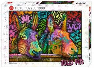 Opakowanie Puzzle 1000 Zakochane osły, Jelly Pets