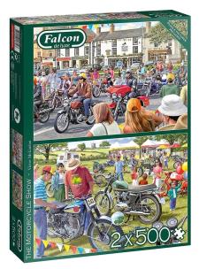 Opakowanie Puzzle 2x500 Falcon Zlot motocyklowy G3