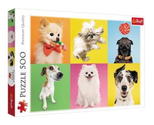 Opakowanie Puzzle 500 Psy TREFL