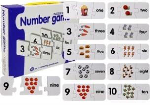Puzzle Edu Liczby Matematyka Angielski 10 Połączeń. Wydawca: Lean Toys. Multiszop.pl Opakowanie Puzzle Edu Liczby Matematyka Angielski 10 Połączeń