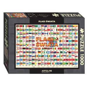 Opakowanie Puzzle Flagi świata 1 000 elementów