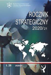 Okładka książki Rocznik Strategiczny 2020/21 Tom 26