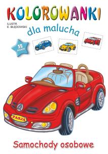 Okładka książki Samochody osobowe. Kolorowanki dla malucha