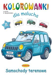 Okładka książki Samochody terenowe. Kolorowanki dla malucha