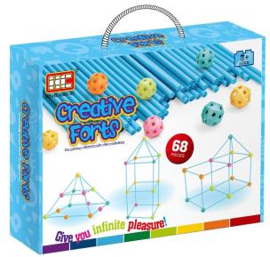 Opakowanie Słomki konstrukcyjne gigant 68 elementów