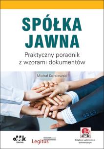 Okładka książki Spółka jawna Praktyczny poradnik PGK1429e