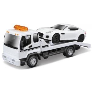Opakowanie Str. Fire Tow Truck W Jaguar F-Type R 1:43 BBURAGO
