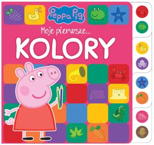 Okładka książki Świnka Peppa. Moje Pierwsze.. kolory