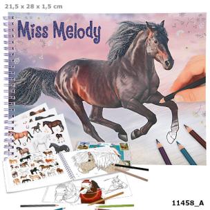 Opakowanie Szkicownik z konikiem Miss Melody 11458A