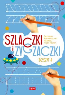 Okładka książki Szlaczki i zygzaczki. Zeszyt 4