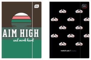 Opakowanie Teczka z gumką A4+ LUX UV Teen (10szt)