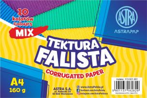 Opakowanie Tektura falista Astra A4 mix 10 kol 160g zestaw