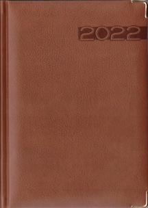 Opakowanie Terminarz 2022 A5 Lux brązowy