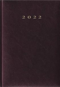 Opakowanie Terminarz 2022 A5 Madrid bordowy