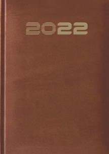 Opakowanie Terminarz 2022 A5 Standard brązowy