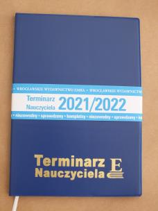Opakowanie Terminarz Nauczyciela 2021/2022 Emka broszura niebieski