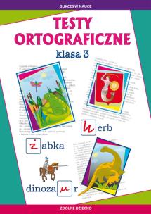 Okładka książki Testy ortograficzne klasa 3