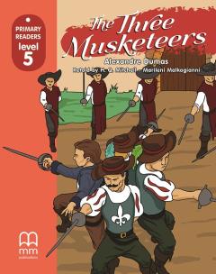 Okładka książki The Three Musketeers + CD-ROM MM PUBLICATIONS