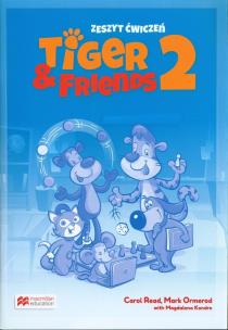 Okładka książki Tiger & Friends 2 WB + kod Student's App MACMILLAN