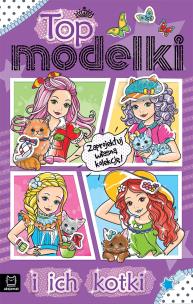 Top modelki i ich kotki. Autor: Sylwia Kajdana. Multiszop.pl Okładka książki Top modelki i ich kotki