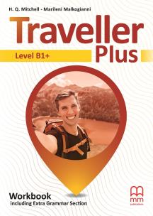 Okładka książki Traveller Plus B1+ WB MM PUBLICATIONS