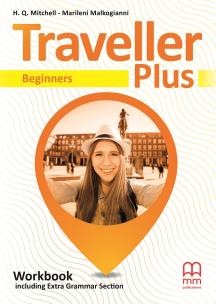 Okładka książki Traveller Plus Beginners A1 WB MM PUBLICATIONS