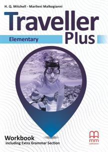 Okładka książki Traveller Plus Elementary A1 WB MM PUBLICATIONS