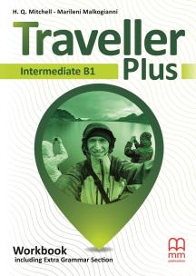 Okładka książki Traveller Plus Intermediate B1 WB MM PUBLICATIONS