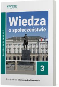 Okładka książki Wiedza O Społeczeństwie Podręcznik 3 Liceum I Technikum Zakres Rozszerzony